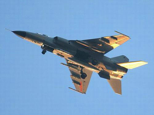 資料圖：進行訓練中國空軍飛豹戰(zhàn)機。