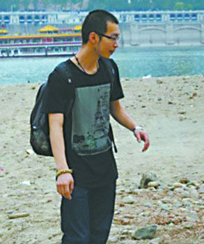 喜歡考古的小楊。受訪者供圖