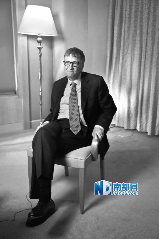 比爾·蓋茨接受美國《滾石》雜志專訪。