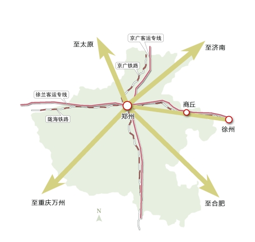 未來(lái)鄭州將成"米"字形鐵路樞紐 到周邊省會(huì)只需2小時(shí)