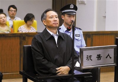 9月10日，北京市第二中級人民法院，張曙光在庭審中。