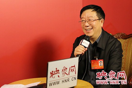 全國人大代表鄭永和做客映象網全國兩會北京直播室。