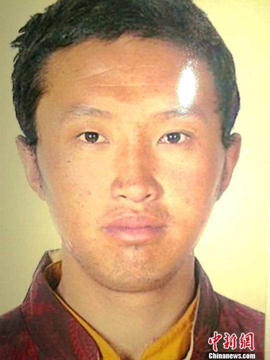 　畏罪潛逃的犯罪嫌疑人血呷。　警方提供　攝
