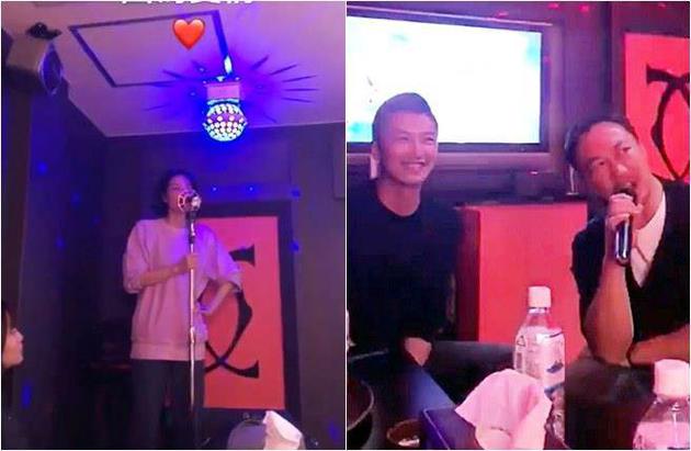 謝霆鋒王菲為陳奕迅老婆慶生。