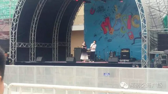 河南交通廣播主持人佳音、彎彎、朱浩都登上了優(yōu)放舞臺(tái)，優(yōu)放，交廣在這里！