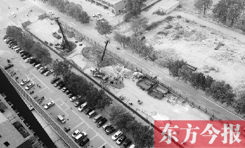 鄭州市隴海快速路建設(shè)已經(jīng)開工，昆侖路與華山路之間的道路已經(jīng)封閉