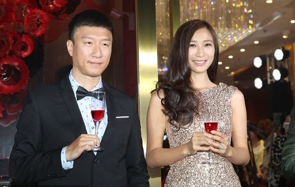 圖為孫紅雷、王駿迪夫婦。