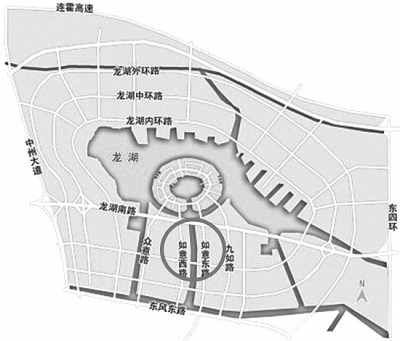 鄭州龍湖區(qū)域6塊商業(yè)用地拍賣遇冷，全部以起始價成交最貴的一塊不過888.09萬/畝，僅為8月龍湖“地