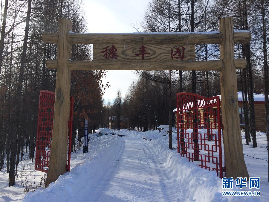 北山一隅的穗豐園（2013年12月8日攝）。新華社記者程子龍攝