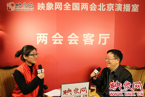 全國人大代表鄭永和做客映象網(wǎng)全國兩會北京直播室。