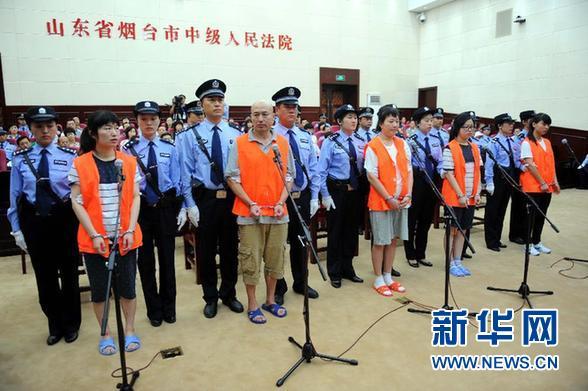 8月21日，被告人張帆、張立冬、呂迎春、張航、張巧聯(lián)到庭。法庭逐一核對(duì)被告人身份。