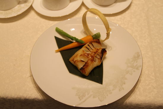 香烤銀鱈魚。 花惠生 供圖