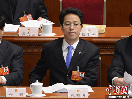 資料圖：香港中聯(lián)辦主任張曉明。中新社發(fā) 廖攀 攝