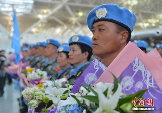 資料圖：維和部隊官兵。