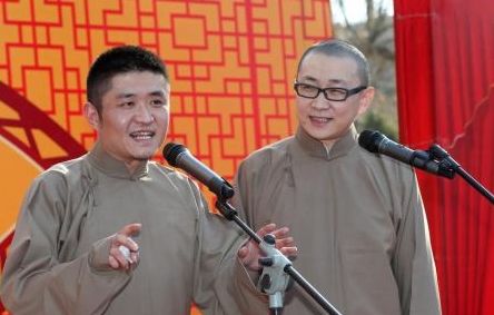 陜西籍相聲演員苗阜、王聲將帶來反腐主題相聲