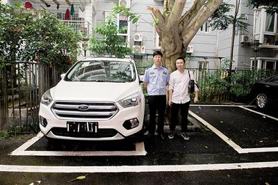 渝北警方送還追回的翼虎SUV。 渝北警方供圖
