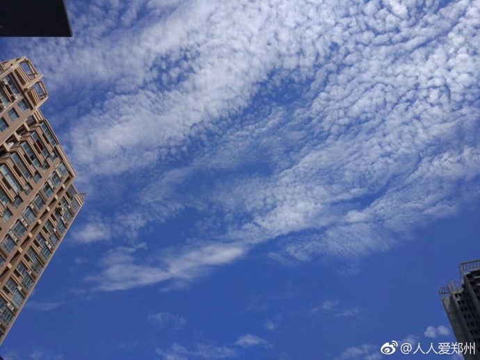 又被鄭州的藍天刷屏！隨便一拍就是手機壁紙