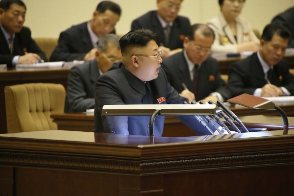 金正恩出席朝鮮勞動黨第8次思想工作者大會。