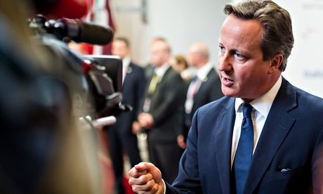 　資料圖：英國首相卡梅倫。