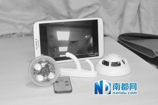 香港民建聯(lián)從市面購買到的偷拍儀器。