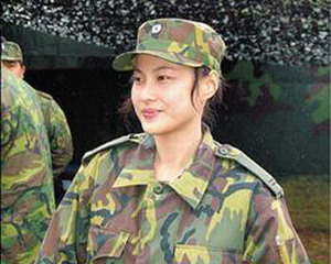 　臺灣最美女軍官。