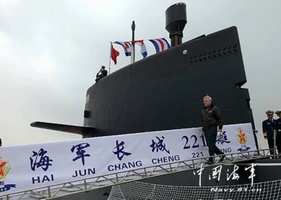　俄媒稱中國(guó)041元級(jí)潛艇隱蔽性不強(qiáng)。