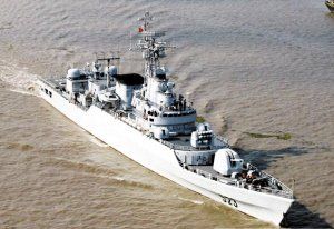 中國海軍053H3江衛(wèi)II型護(hù)衛(wèi)艦。