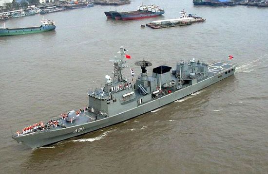 資料圖：中國為泰國建造的納萊頌恩級護(hù)衛(wèi)艦。