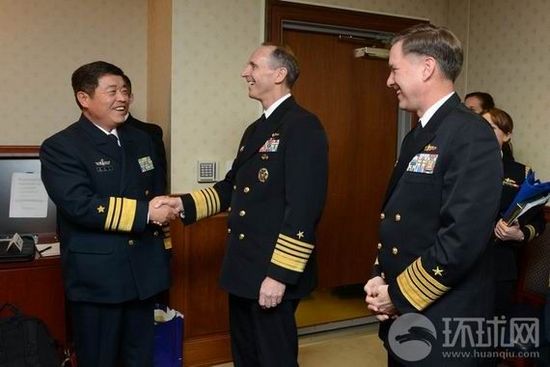 解放軍海軍副司令訪美談及環(huán)太軍演。