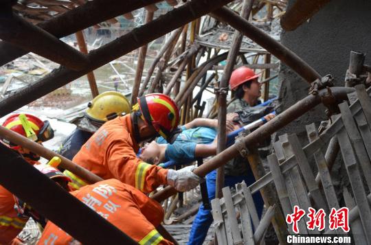 事故現(xiàn)場(chǎng)。丁強(qiáng) 攝